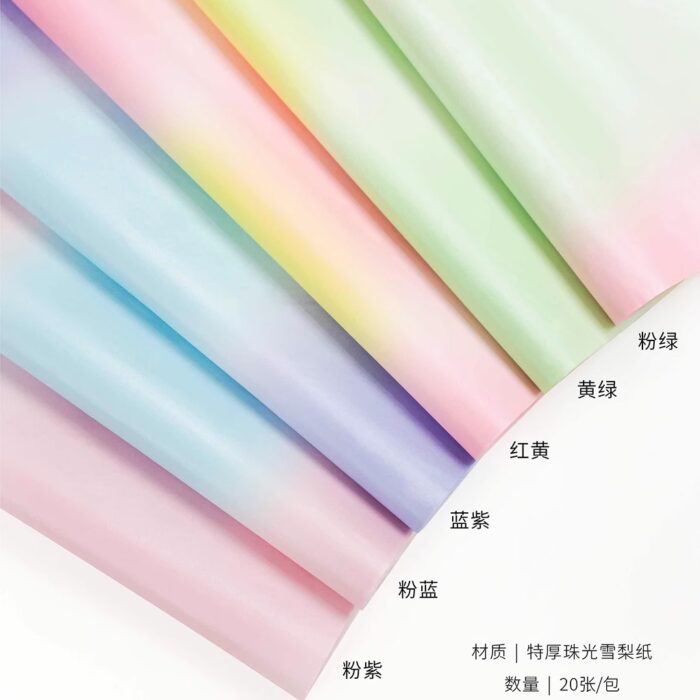 Gradient Sydney Bouquet Wrapping Paper wholesale