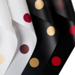 Caramel Dots Floral Wrapping Paper waterproof 56x56 cm