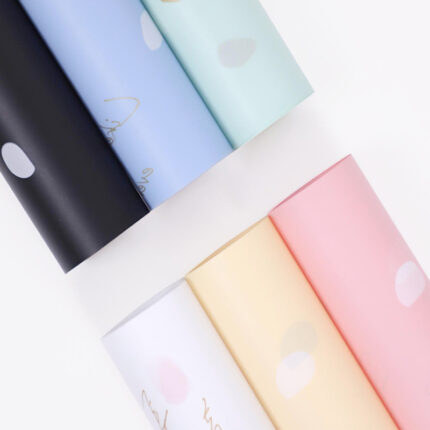Petal Rain Bouquet Wrapping Paper waterproof floral wrap 56x56 cm