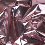 Thickened Fluorescent Mirror Bouquet Wrapping Paper pink