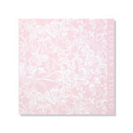 Lace Flower Wrapping Paper pink