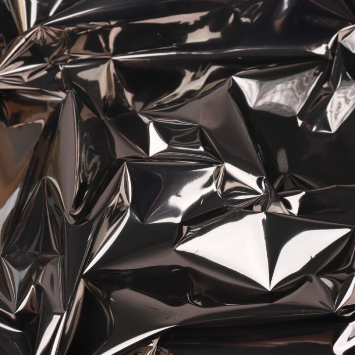 Thickened Fluorescent Mirror Bouquet Wrapping Paper black