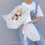 Love Magic Flower Wrapping Paper for bouquet