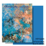 Dream Garden Flower Wrapping Paper blue