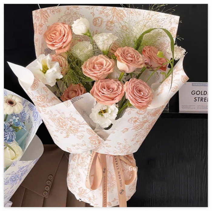 Lace Flower Wrapping Paper for bouquet