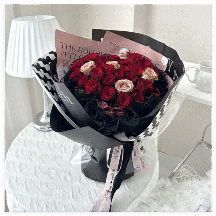 Romantic Rose Wrapping Paper for bouquet
