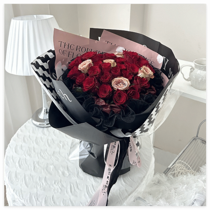 Romantic Rose Wrapping Paper for bouquet