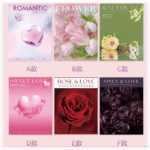 Joyful Floral Wrapping Paper color information