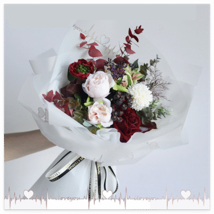 Heartbeat Jelly Bouquet Wrapping Paper for bouquet