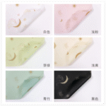 Moon Goddess Bouquet Wrapping Paper color informaction