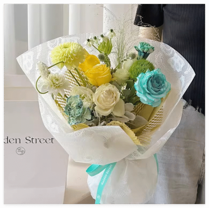 Lace Dream Snowe Bouquet Wrapping Paper for bouquet