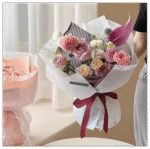 Lace Dream Snowe Bouquet Wrapping Paper for bouquet
