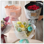 Lace Dream Snowe Bouquet Wrapping Paper for bouquet
