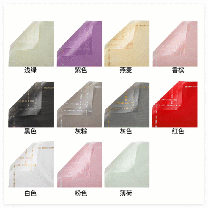 Loli Grid Flower Wrapping Paper color informaction