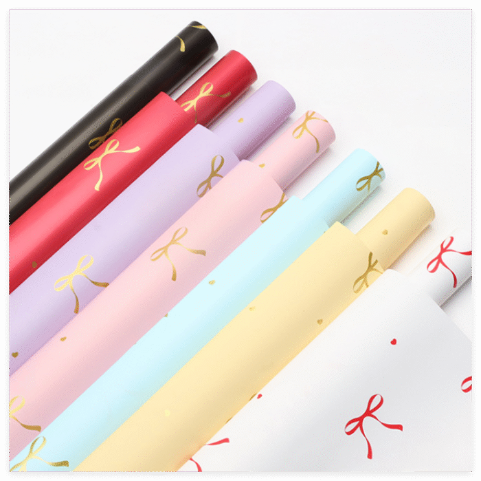 Heart Knot Bouquet Wrapping Paper wholesale