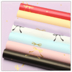 Heart Knot Bouquet Wrapping Paper wedding