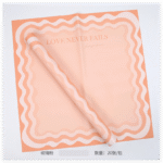 Macarons Floral Wrapping Paper rose pink