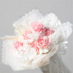 Lace-Edged Cellophane Flower Wrapping Paper wrap for florist bouquet