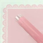 Lace-Edged Cellophane Flower Wrapping Paper pink