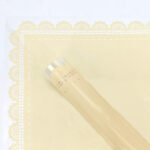 Lace-Edged Cellophane Flower Wrapping Paper yellow