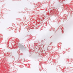 Full Of Flowers Wrapping Paper red