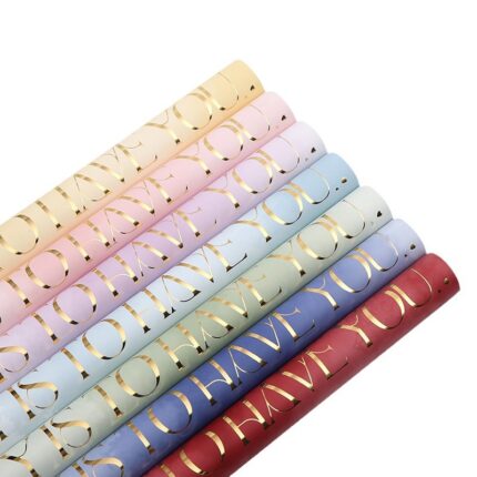 Fantastic Floral Wrapping Paper for florist packaging