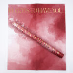 Fantastic Floral Wrapping Paper red