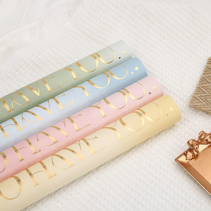 Fantastic Floral Wrapping Paper for florist packaging