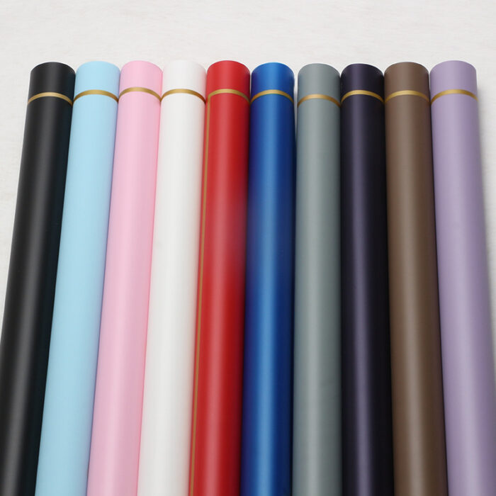 Glod Edge Simple Flower Wrapping Paper for flower arrangements