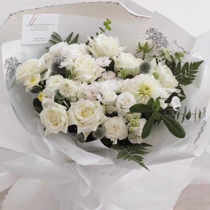 France Romance Bouquet Wrapping Paper for florist bouquets