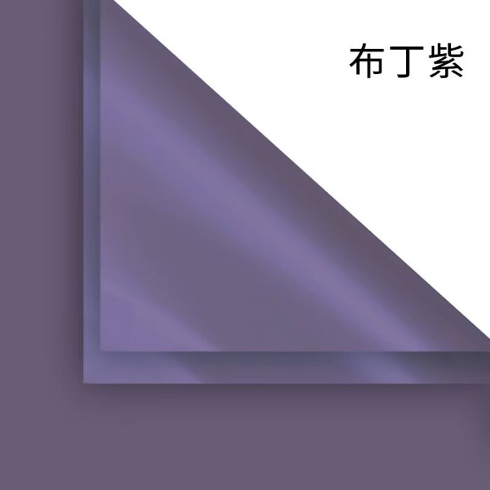 Cartier Gold Bouquet Wrapping Paper deep purple