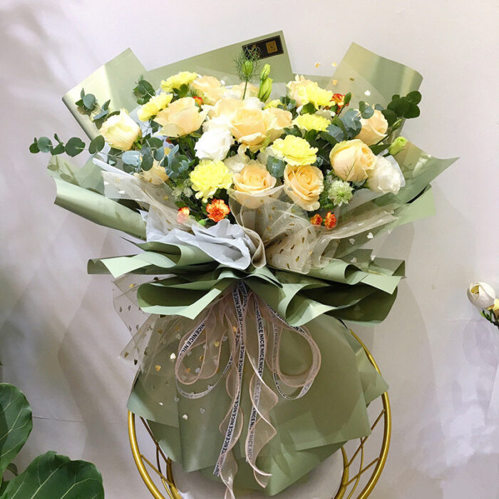 Cartier Gold Bouquet Wrapping Paper for florist packaging