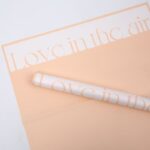 Love Atmosphere Floral Wrapping Paper champagne