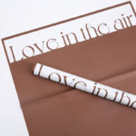 Love Atmosphere Floral Wrapping Paper coffee