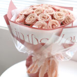 Love Atmosphere Floral Wrapping Paper for florist bouquets