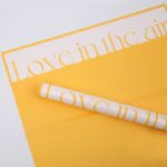Love Atmosphere Floral Wrapping Paper yellow
