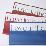Love Atmosphere Floral Wrapping Paper for gifts and flowers
