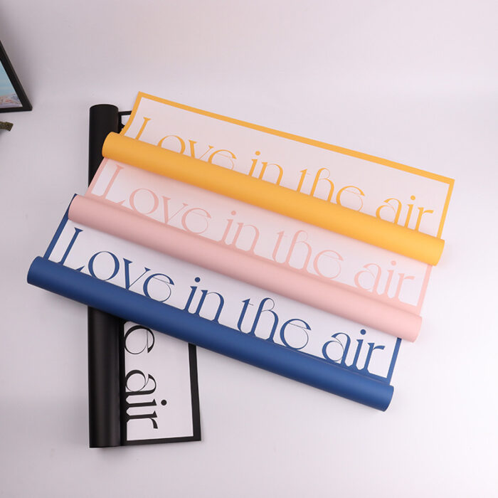 Love Atmosphere Floral Wrapping Paper for florist packaging