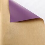 Pullman Flower Wrapping Paper deep purple
