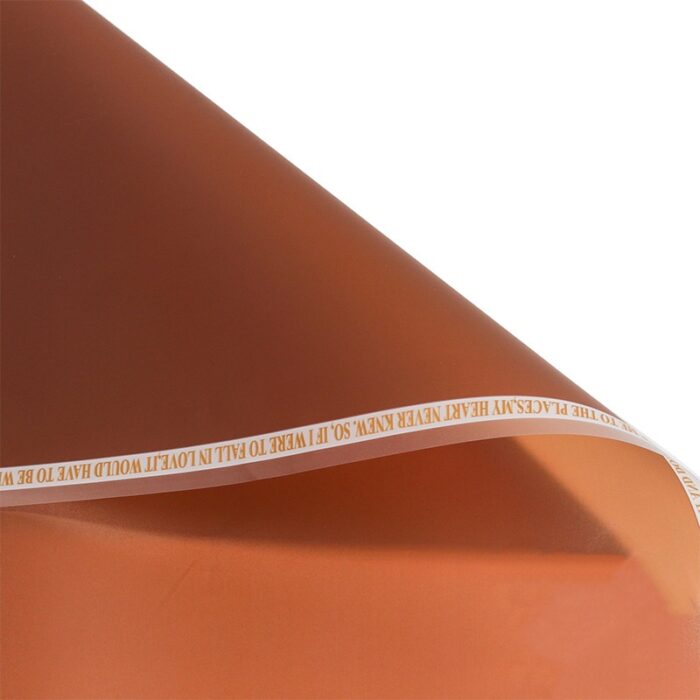 Phantom Magic Edge Floral Wrapping Paper brown