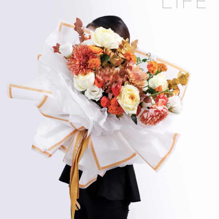 Phantom Magic Edge Floral Wrapping Paper for bouquet
