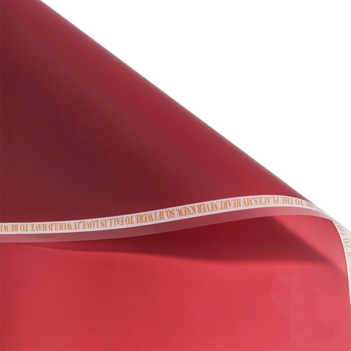 Phantom Magic Edge Floral Wrapping Paper red