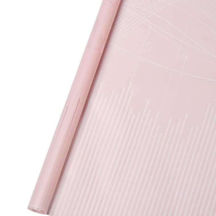 Love Line Flower Wrapping Paper light pink