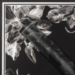 Mulan Jelly Bouquet Wrapping Paper black