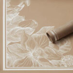 Mulan Jelly Bouquet Wrapping Paper brown