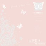 Dance Butterfly Flower Wrapping Paper pink