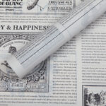English DIY Floral Crafts Wrapping grey