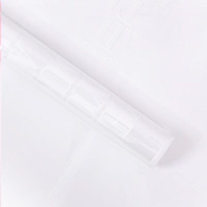 Big Letter Floral Wrapping Paper white