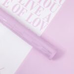 Big Letter Floral Wrapping Paper purple