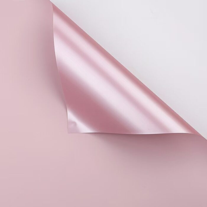 Rose Life Flower Wrapping Paper deep pink